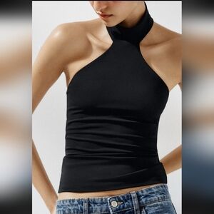 Zara Polyamide Halter Top